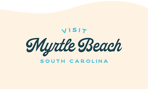 Visit Myrtle Beach Logo Light Sand