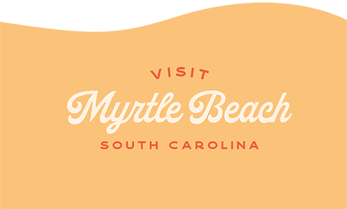 Visit Myrtle Beach Logo Sand