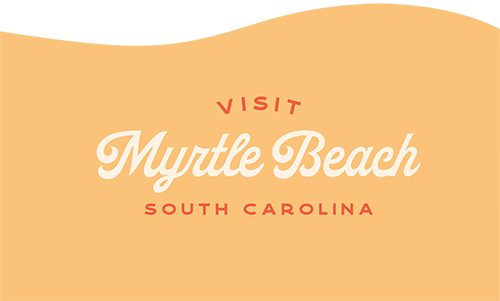 Visit Myrtle Beach Logo Sand